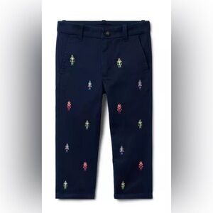 NWT Janie and Jack The Embroidered Nutcracker Dog Pant 18-24 months